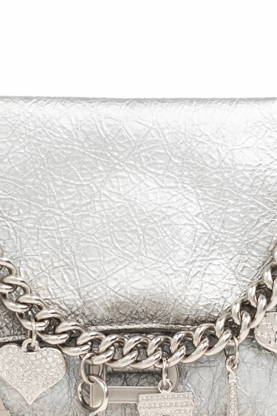 Balenciaga SREBRNY Torba na ramię `Crush`