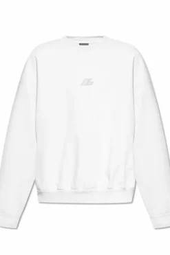 Balenciaga SZARY Bluza z nadrukowanym logo