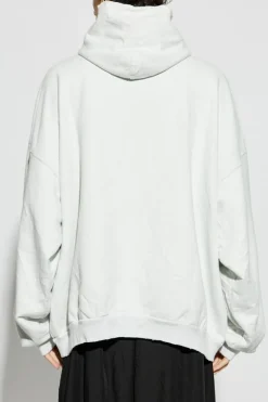 Balenciaga SZARY Bluza z kapturem