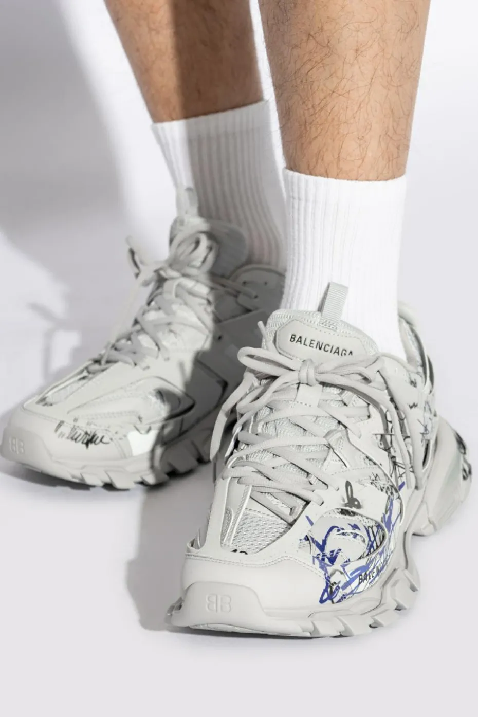 Balenciaga SZARY Buty sportowe `Track Autographe`