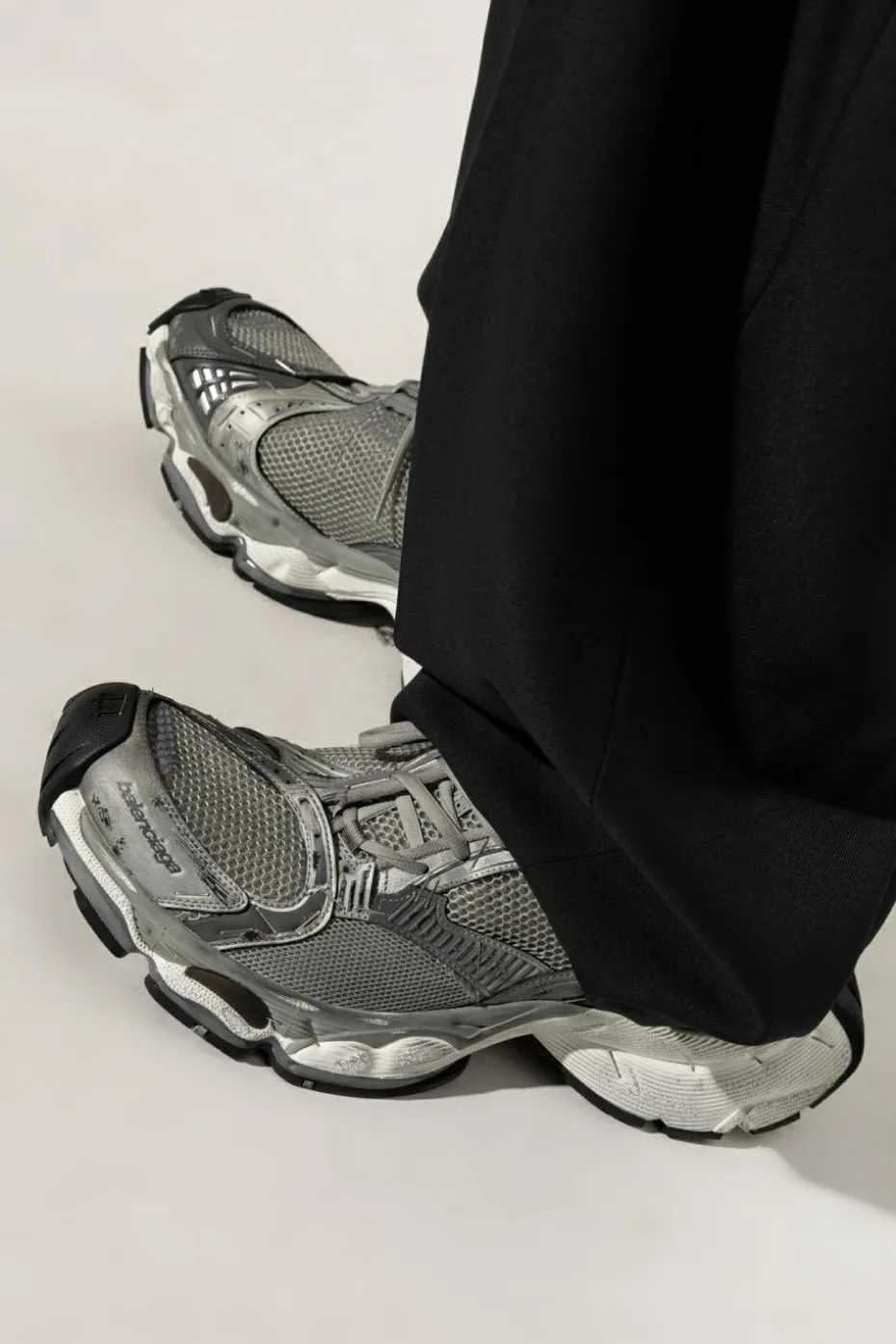 Balenciaga SZARY Buty sportowe `Stapler`