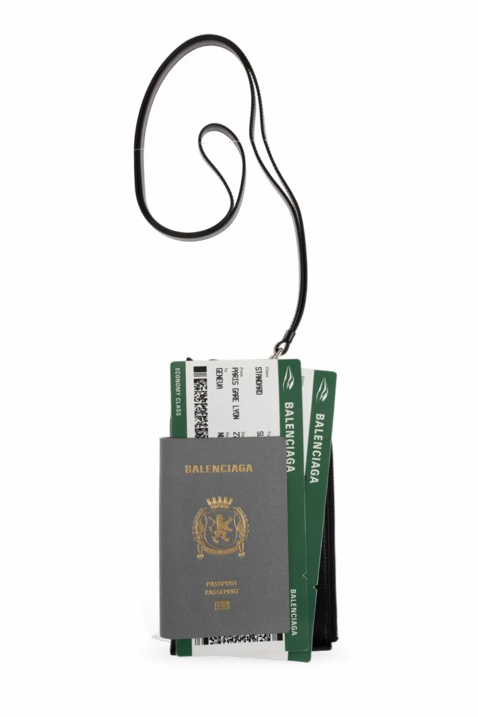 Balenciaga SZARY Etui na pasku telefon