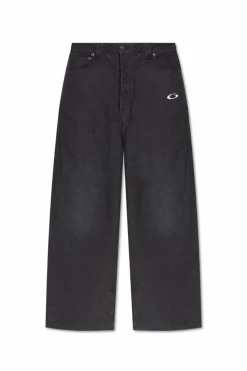 Balenciaga SZARY Jeansy z szerokimi nogawkami