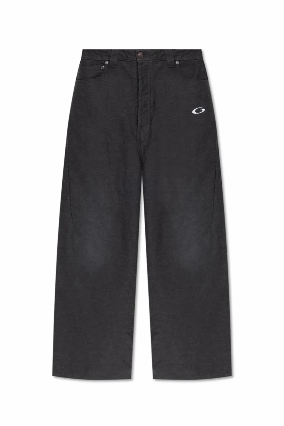 Balenciaga SZARY Jeansy z szerokimi nogawkami