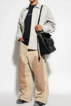 Balenciaga SZARY Koszula z kieszeniami