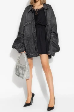 Balenciaga SZARY Kurtka jeansowa