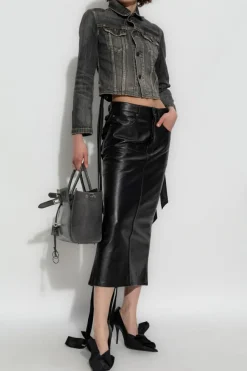 Balenciaga SZARY Kurtka jeansowa