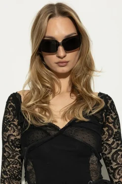 Balenciaga SZARY Okulary przeciwsłoneczne