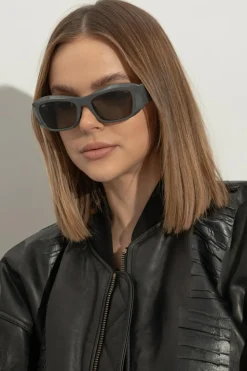 Balenciaga SZARY Okulary przeciwsłoneczne