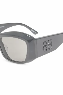 Balenciaga SZARY Okulary przeciwsłoneczne