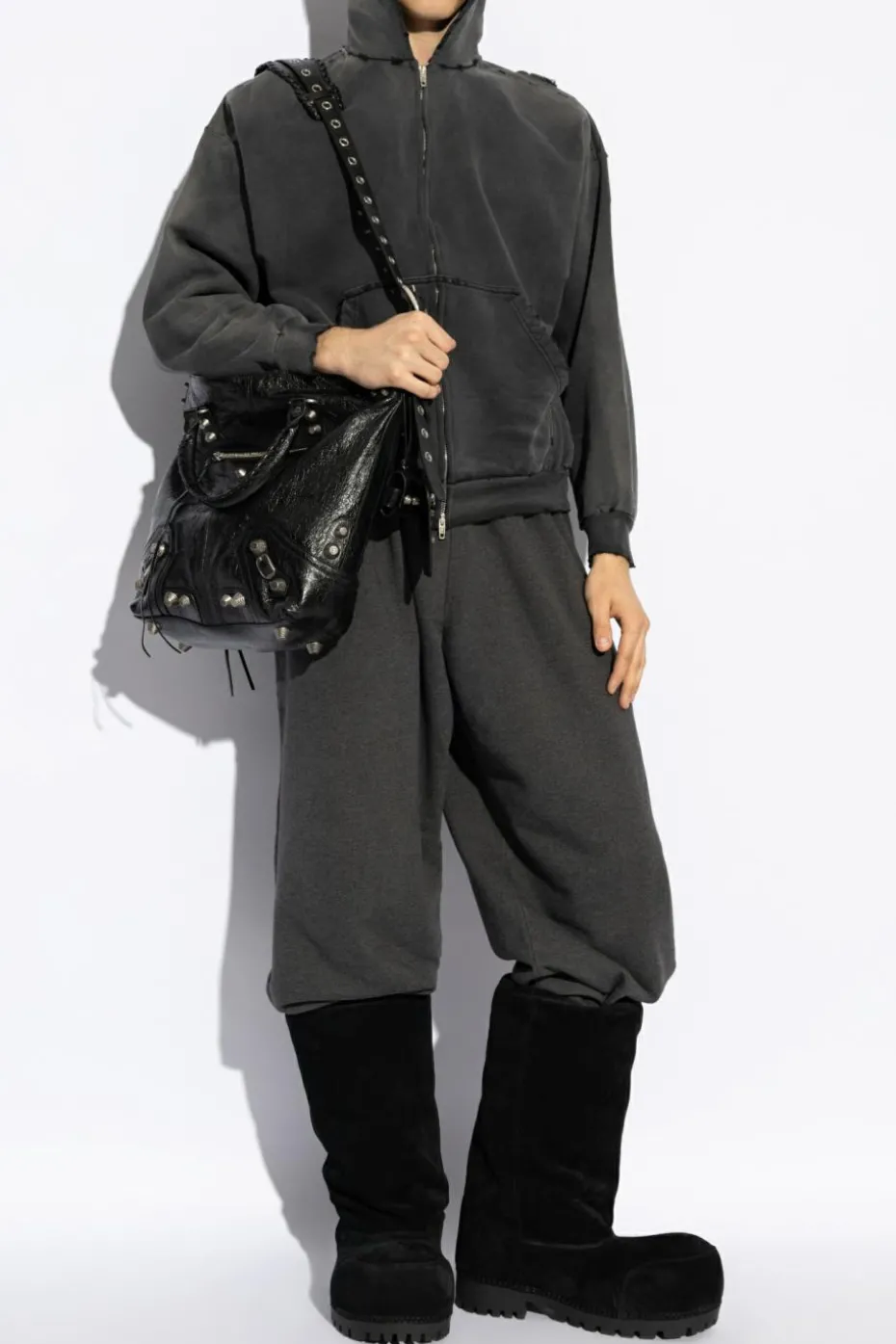 Balenciaga SZARY Spodnie dresowe