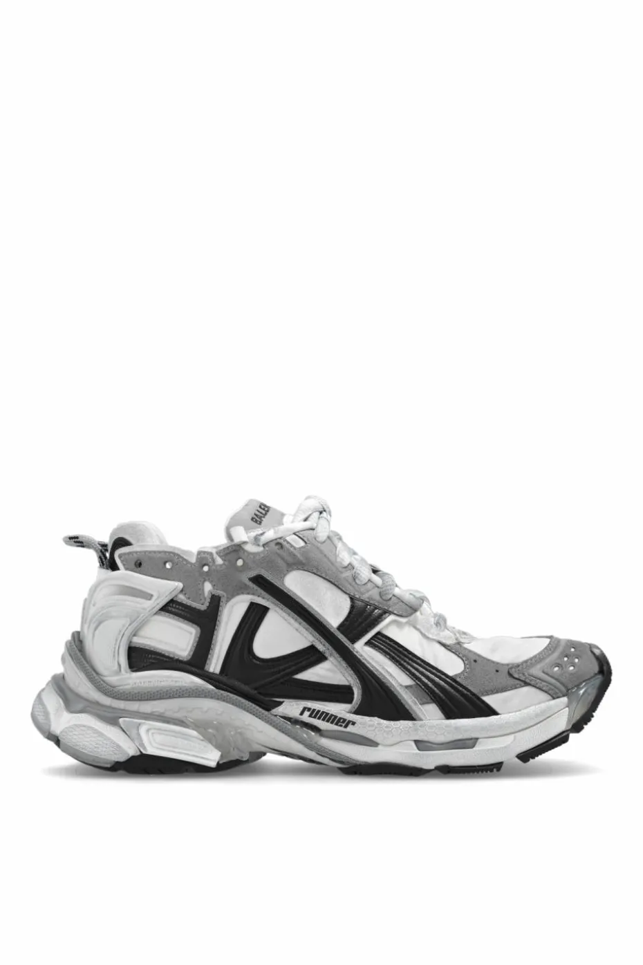 Balenciaga SZARY Sznurowane buty sportowe ‘Runner’