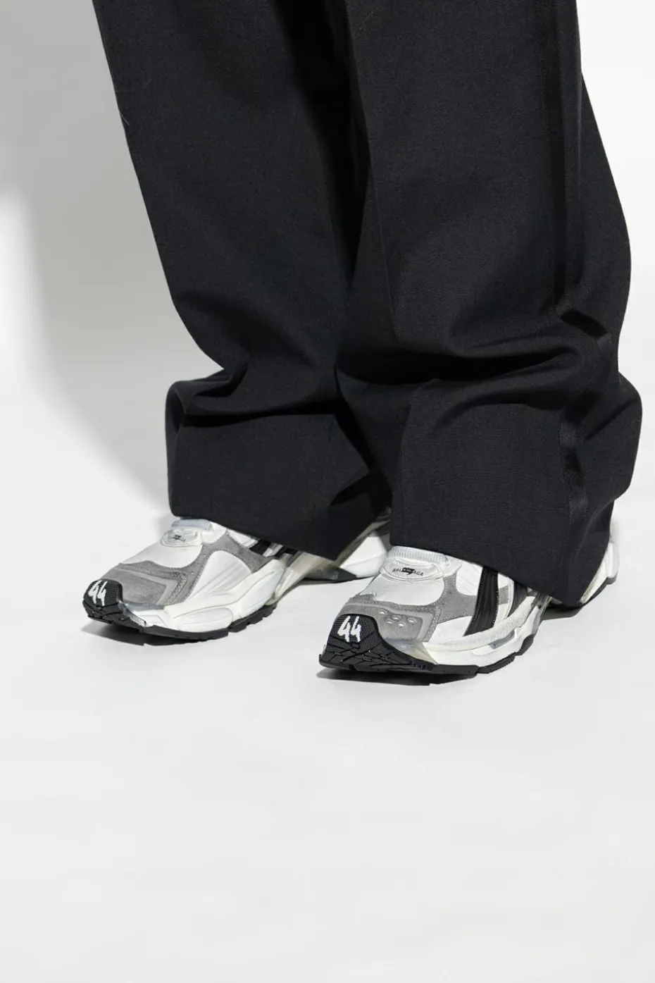 Balenciaga SZARY Sznurowane buty sportowe ‘Runner’