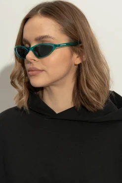 Balenciaga ZIELONY Okulary przeciwsłoneczne