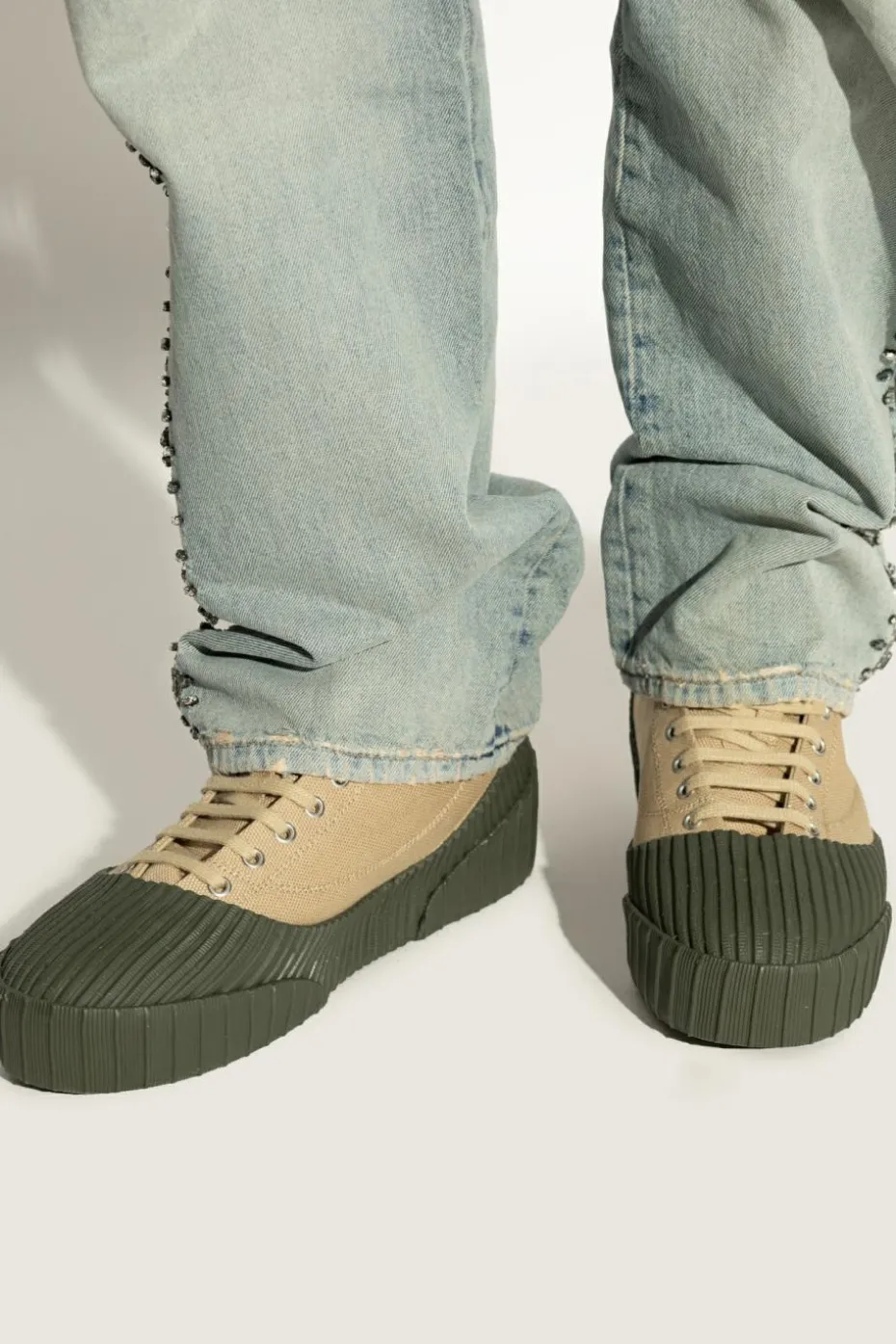 Balmain beżowy Buty sportowe `Riff Low`