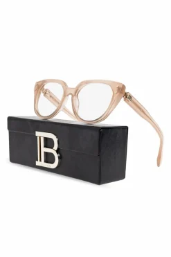 Balmain beżowy Okulary korekcyjne