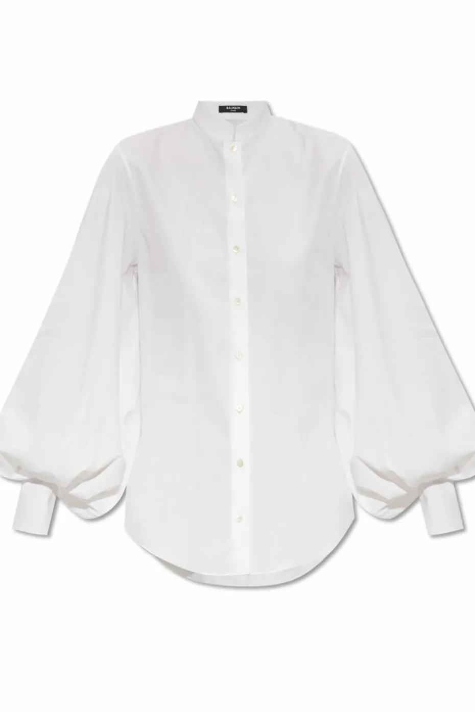 Balmain BIAŁY Bawełniana koszula