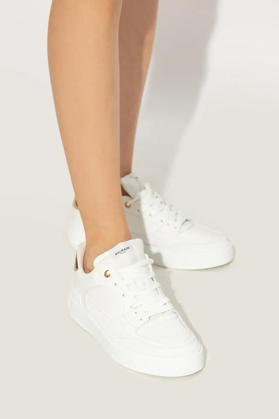 Balmain BIAŁY Buty sportowe `B-Court`