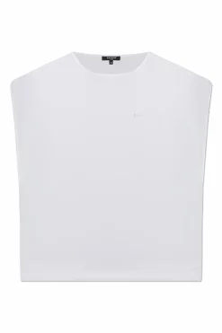 Balmain BIAŁY Jedwabny top