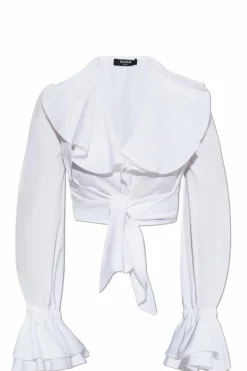 Balmain BIAŁY Krótka koszula