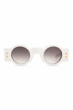Balmain BIAŁY Okulary przeciwsłoneczne ‘Olivier’