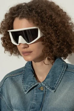 Balmain BIAŁY Okulary przeciwsłoneczne z kolekcji `Black & Gold"