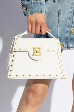 Balmain BIAŁY Torba na ramię `B-Buzz Dynasty`