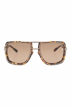 Balmain BRĄZOWY Okulary przeciwsłoneczne `Soldier`