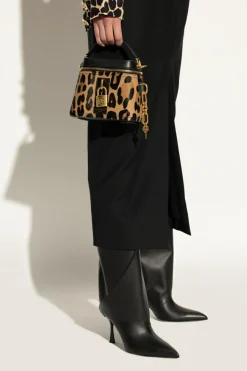 Balmain BRĄZOWY Torba do ręki `Pulse Vanity`
