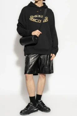 Balmain CZARNY Bluza z kapturem