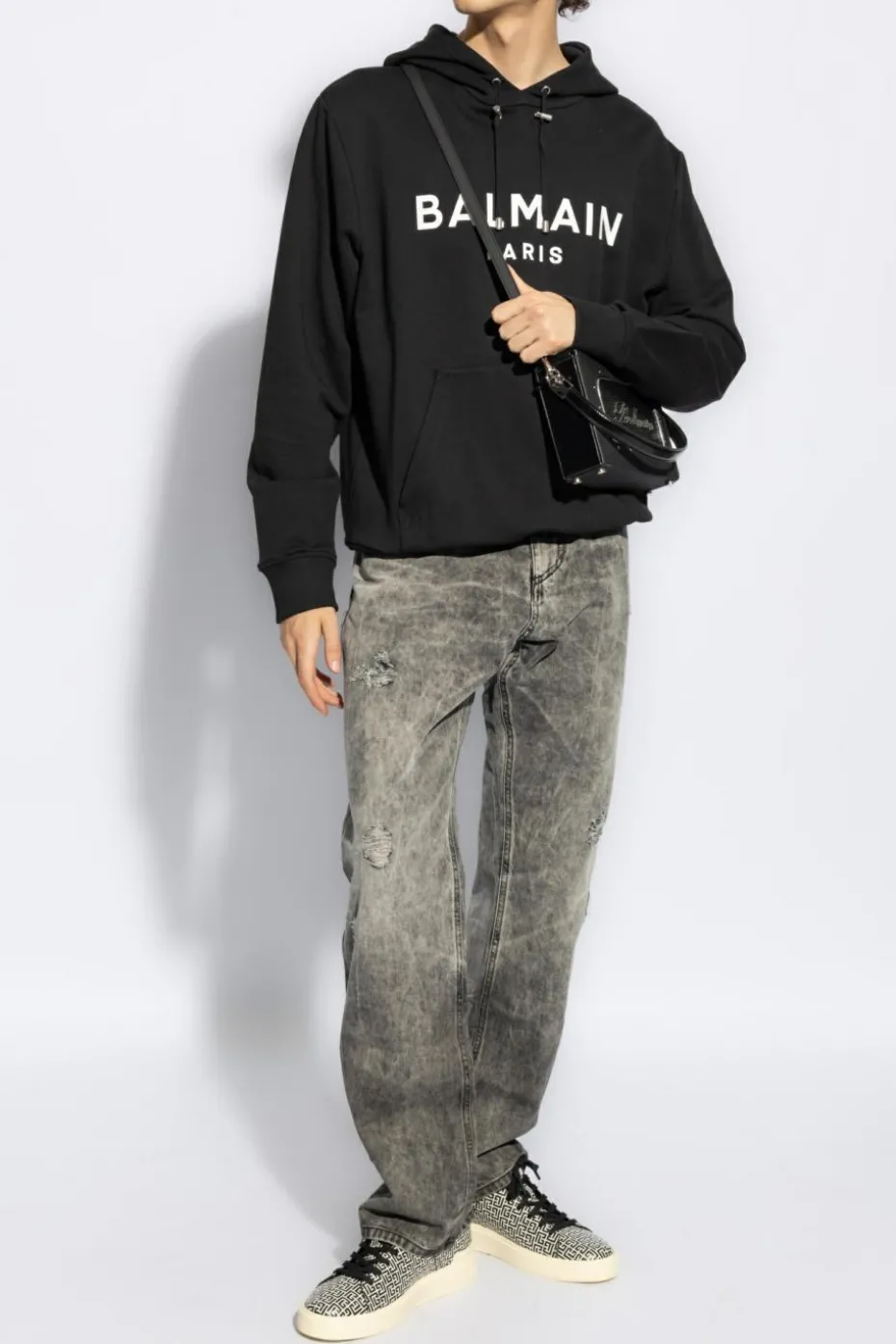 Balmain CZARNY Bluza z logo