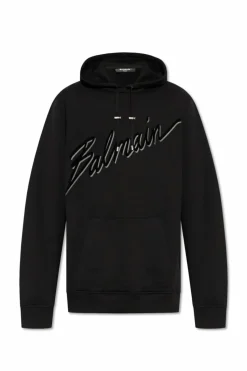 Balmain CZARNY Bluza z nadrukowanym logo