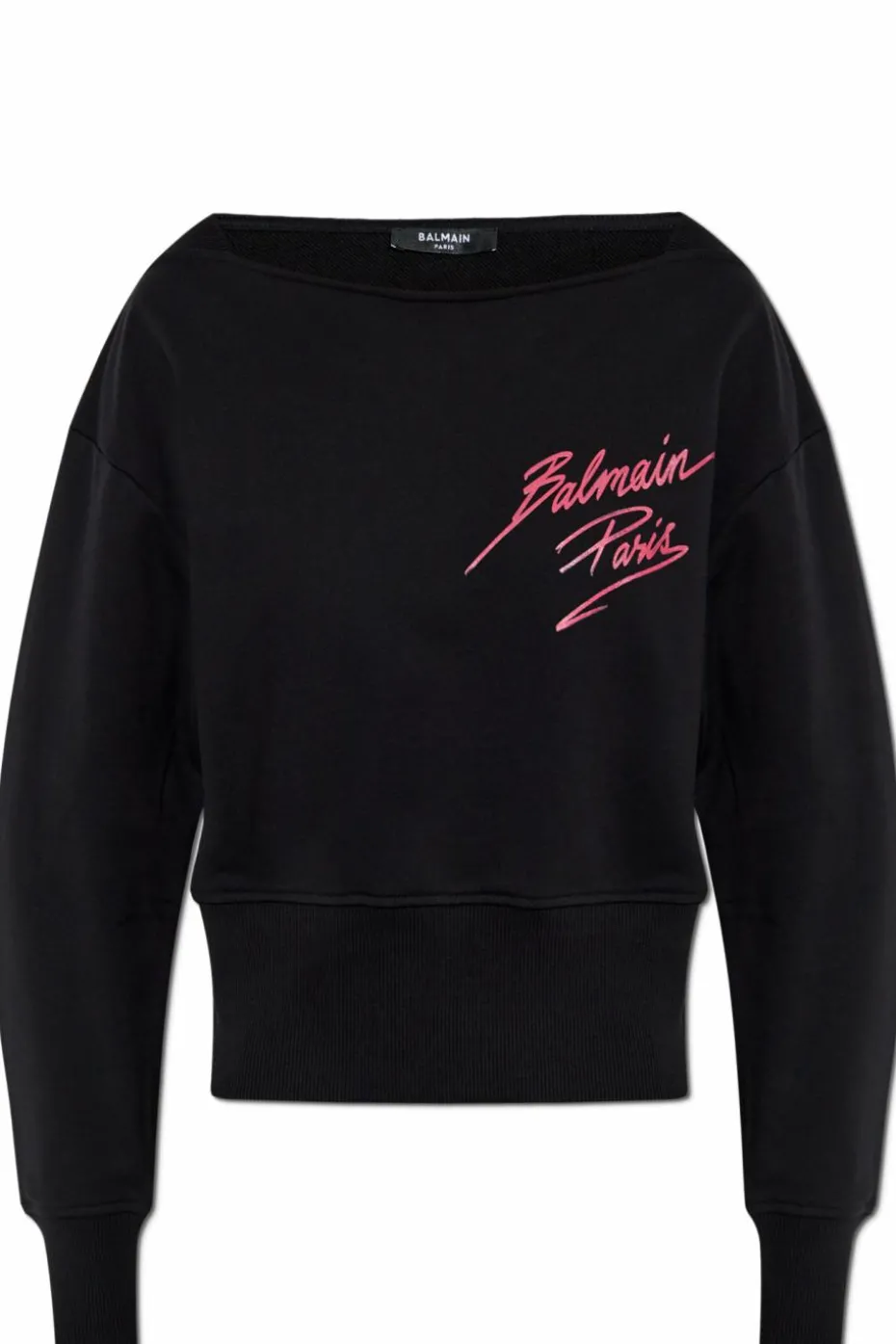 Balmain CZARNY Bluza z nadrukowanym logo