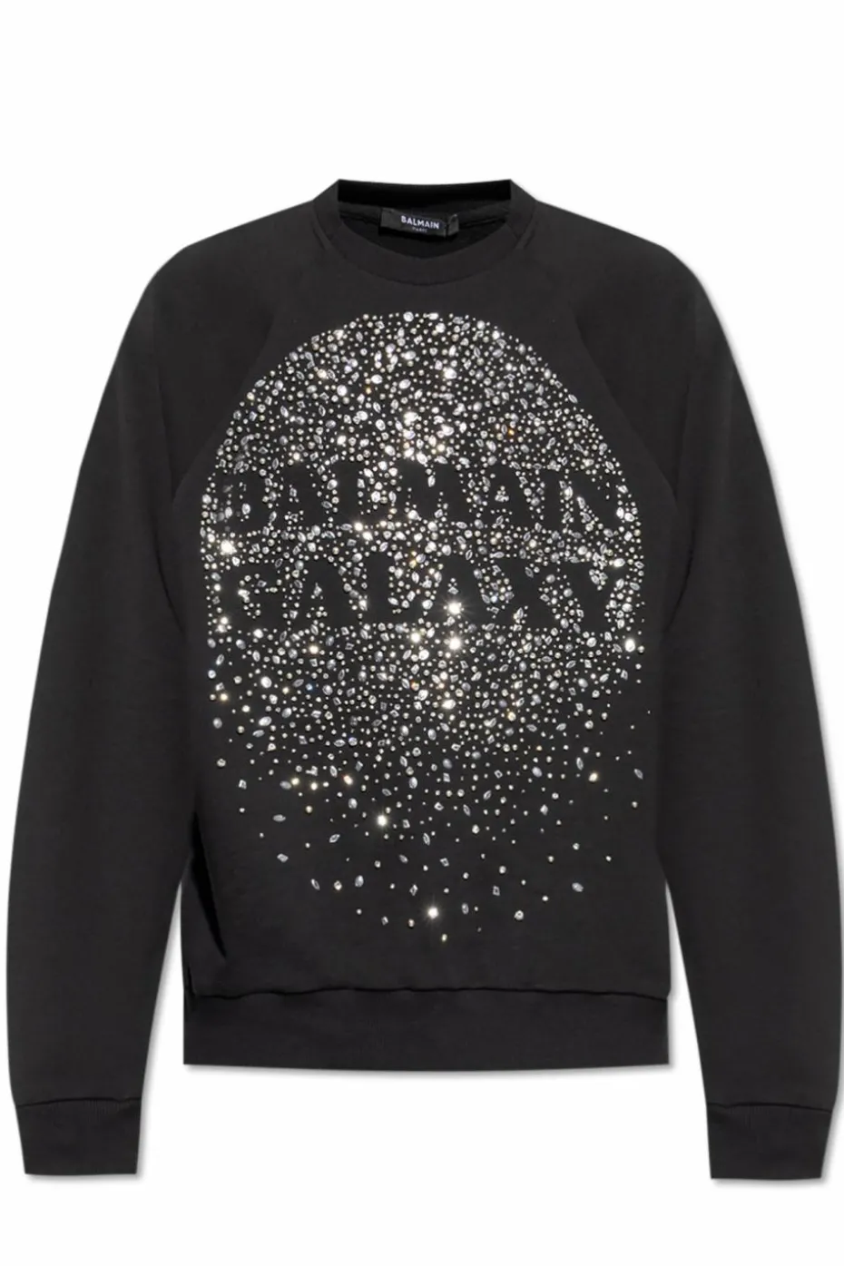 Balmain CZARNY Bluza z połyskującymi cekinami