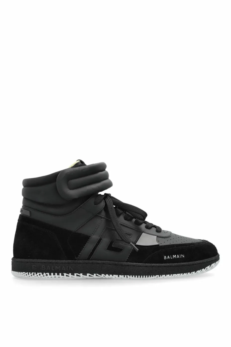 Balmain CZARNY Buty sportowe `Swan` za kostkę