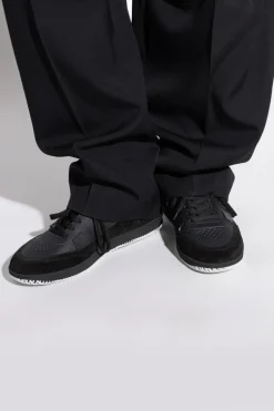 Balmain CZARNY Buty sportowe `Swan` za kostkę