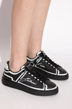 Balmain CZARNY Buty sportowe z logo