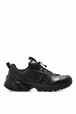 Balmain CZARNY Buty sportowe z eco skóry