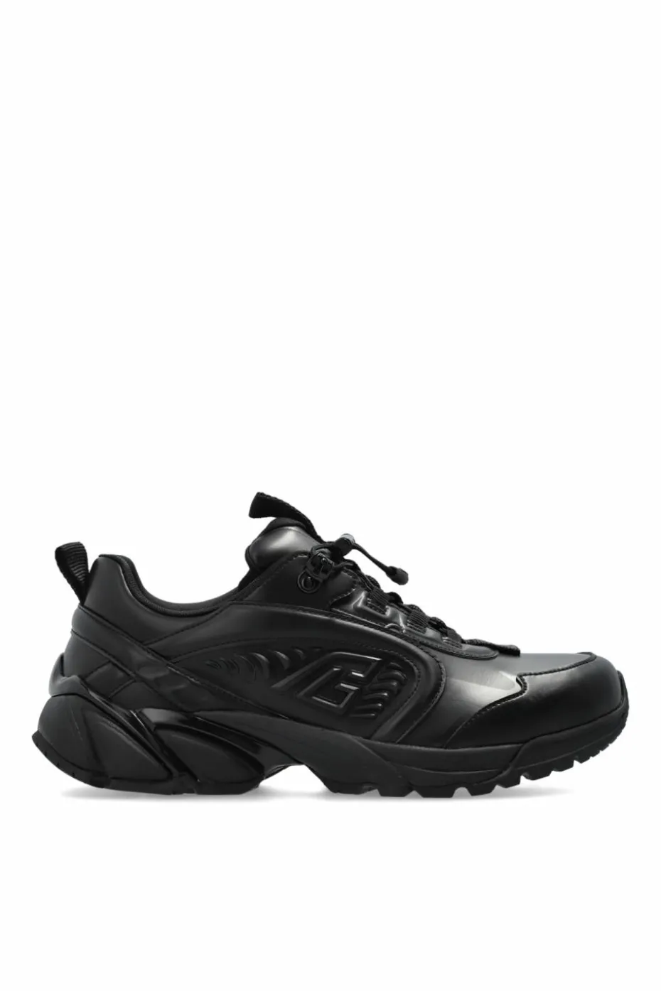 Balmain CZARNY Buty sportowe z eco skóry