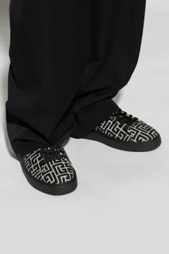 Balmain CZARNY Buty sportowe ‘B-Court’