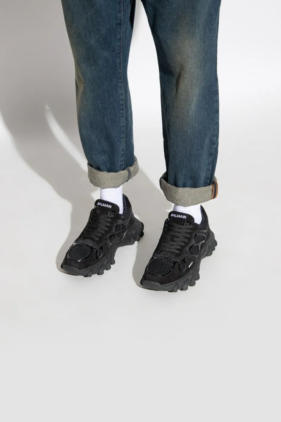Balmain CZARNY Buty sportowe ‘B-East’