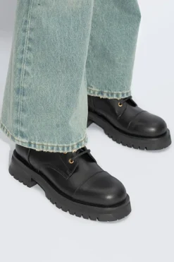 Balmain CZARNY Buty typu ‘combat’