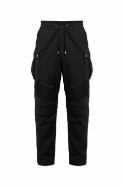 Balmain CZARNY Dresowe spodnie