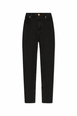 Balmain CZARNY Jeansy ze zwężanymi nogawkami