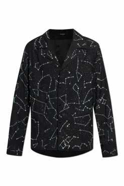 Balmain CZARNY Koszula z aplikacją