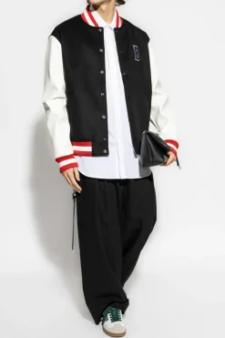 Balmain CZARNY Kurtka typu `bomber`
