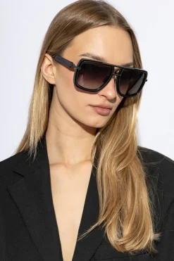 Balmain CZARNY Okulary przeciwsłoneczne ‘Soldier’