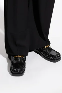 Balmain CZARNY Skórzane buty