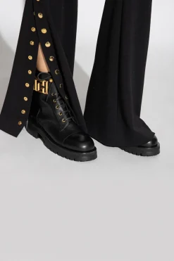 Balmain CZARNY Skórzane buty ‘Romy’