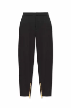 Balmain CZARNY Spodnie typu `capri`